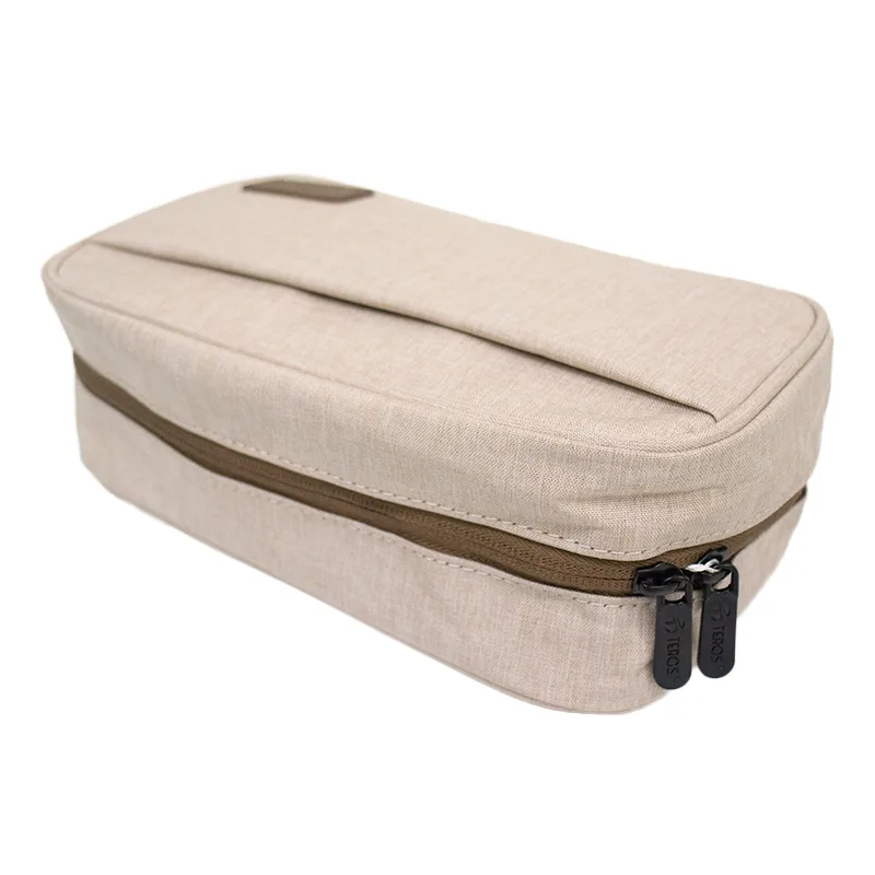 Cartuchera / Estuche / Organizador / Portacables TEROS TE-ACS9015, beige