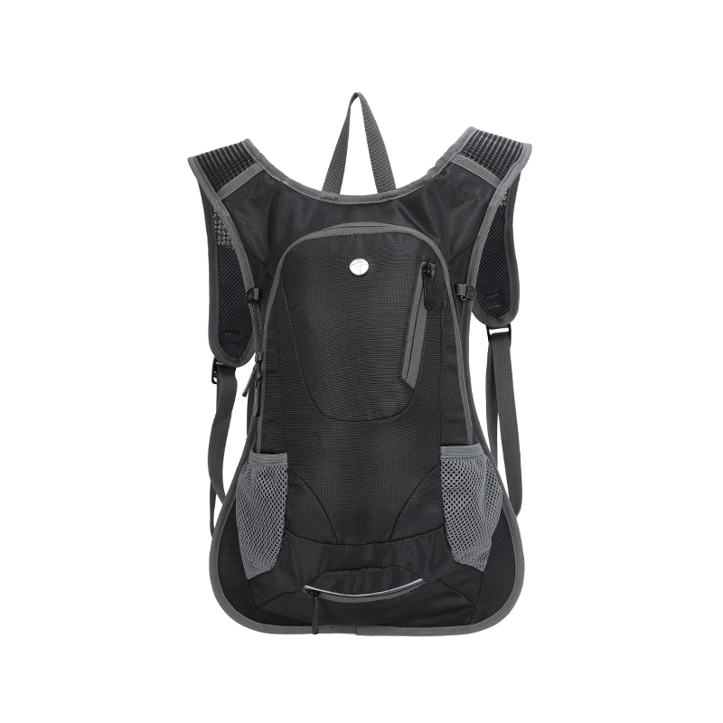 Mochila de Hidratacion TEROS TE-9034BK, incluye bolsa de agua de 2L, Poliester, Negro