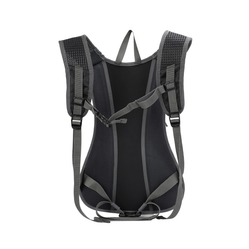 Mochila de Hidratacion TEROS TE-9034BK, incluye bolsa de agua de 2L, Poliester, Negro