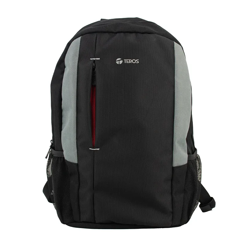 Backpack Teros TE-9040BS, para Notebooks de hasta 15.6", Color Negro/Gris