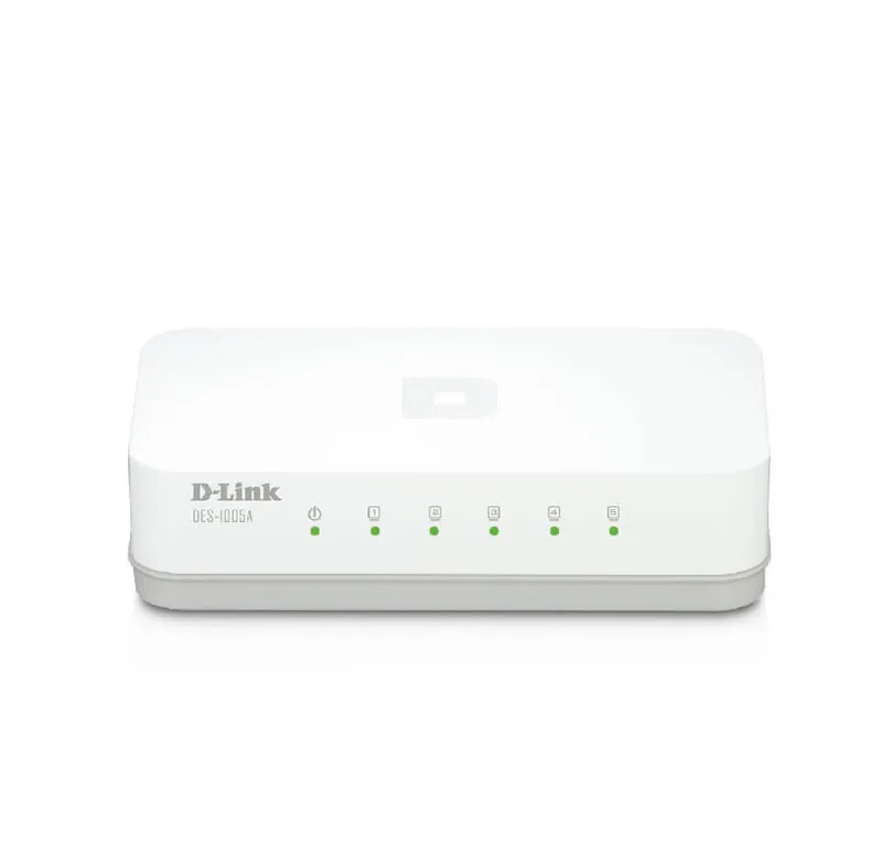 Switch D-Link DES-1005A, 5 RJ-45 10/100 Mbps, Auto MDI/MDI-X, Presentación en caja.