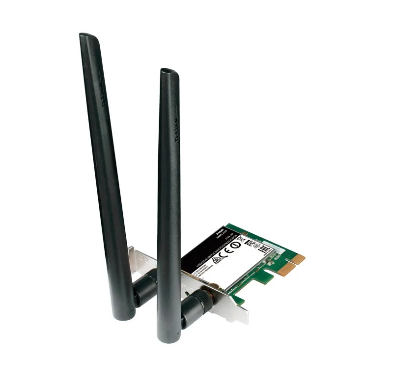 Tarjeta Wireless D-Link DWA-582 AC1200 Dual Band, 2.4 / 5 GHz, 802.11 b/g/n/ac, PCI-E x1.