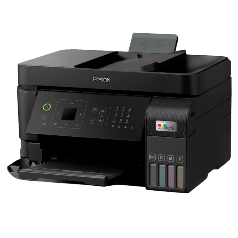 Impresora Multifuncional Epson EcoTank L5590, Imprime_Escanea_Copia_Fax_USB_LAN_Wi-Fi
