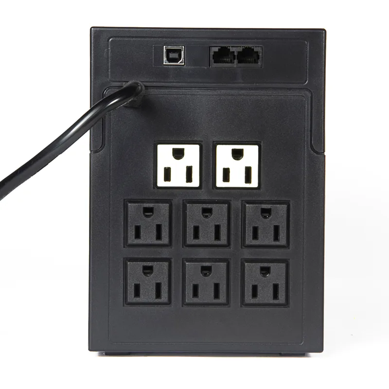 UPS Interactivo Elise Fase, AUR-1000-LCD-USB, 1000 VA / 600 W, Puerto inteligente USB-HID.