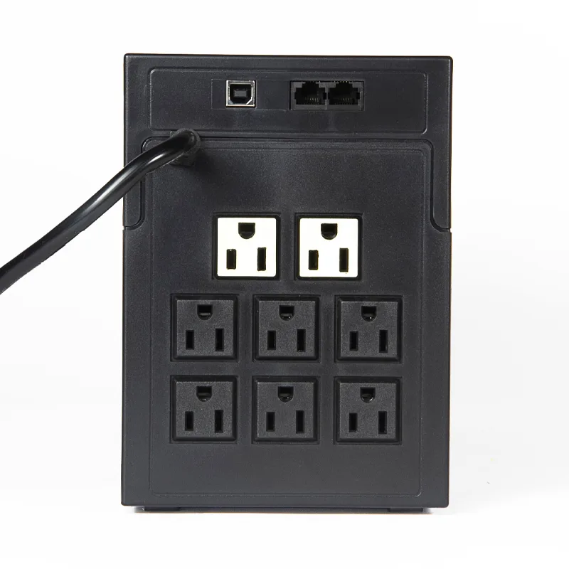 UPS Interactivo Elise @Fase, AUR-650-LCD-USB, 650VA / 360W, Puerto inteligente USB-HID.