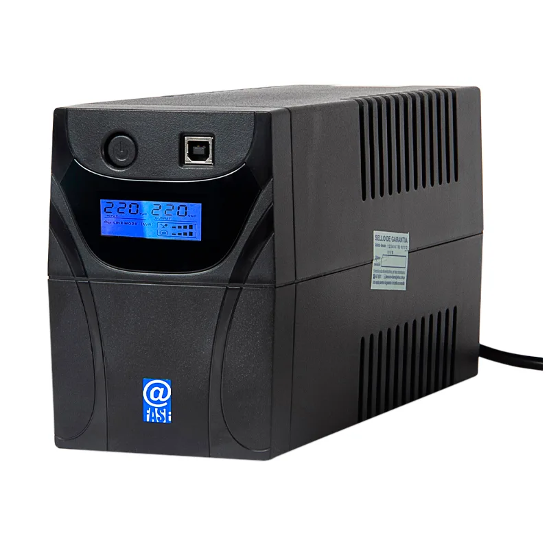 UPS Interactivo Elise @Fase, AUR-850-LCD-USB, 850VA / 480W, Puerto inteligente USB-HID.