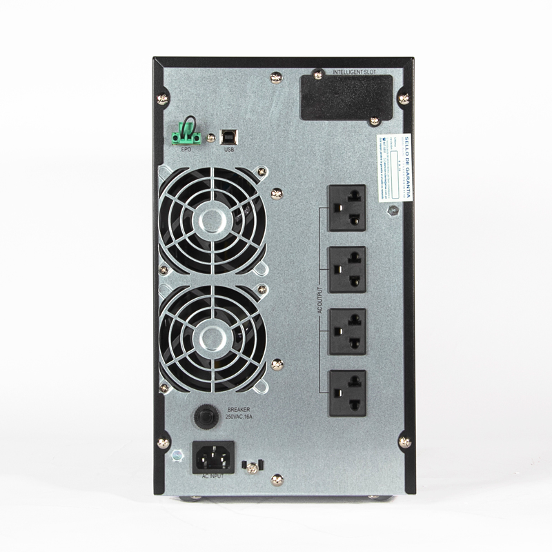 UPS Elise UDC-2K-T-G2, On-Line, 2000 VA, 1800 W, 220VAC, Monofasico con tierra, USB.