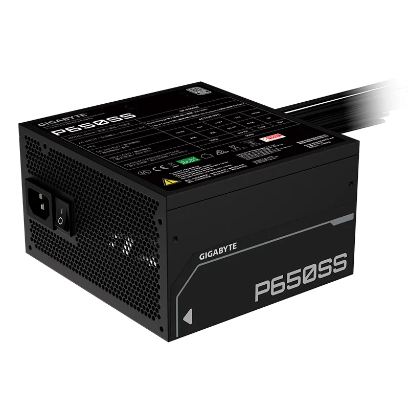 Fuente de alimentación Gigabyte P650SS , 650W, 80 PLUS Siver, Formato ATX.