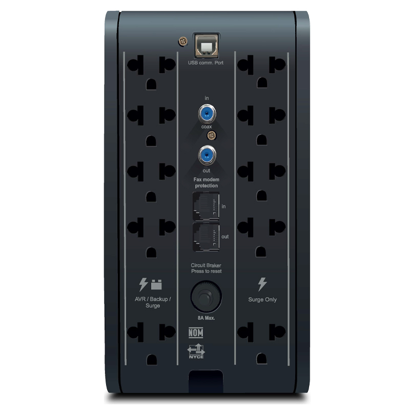 UPS Interactivo CDP (Chicago Digital Power) R-Smart 751i, 750VA _ 375W