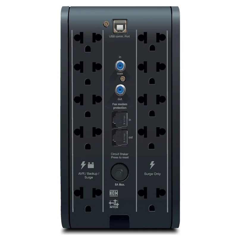 UPS Interactivo CDP (Chicago Digital Power) R-Smart 751i, 750VA / 375W