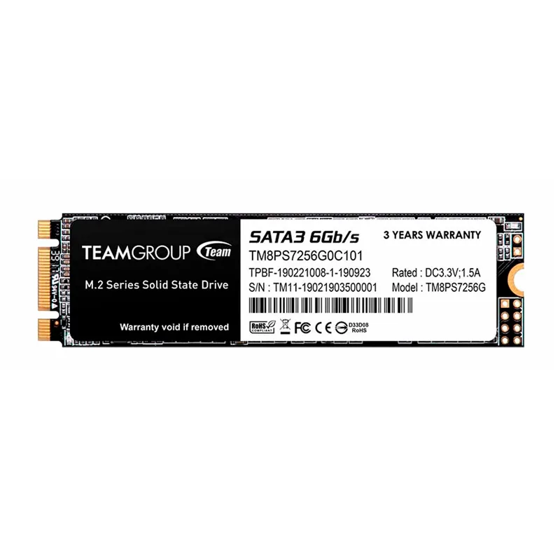 Unidad en estado solido TEAMGROUP 1TB MS30 M.2 2280 SATA III 6Gb/s