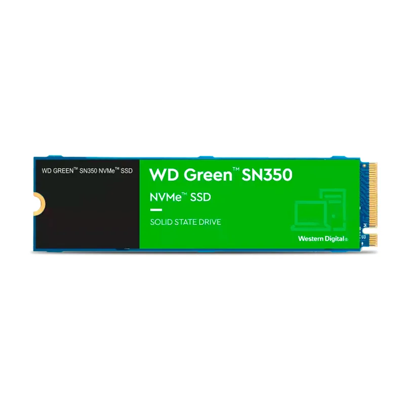 Unidad en estado solido WD Green SN350 NVMe 1TB M.2 2280, PCIe Gen3 x4 NVMe v1.3