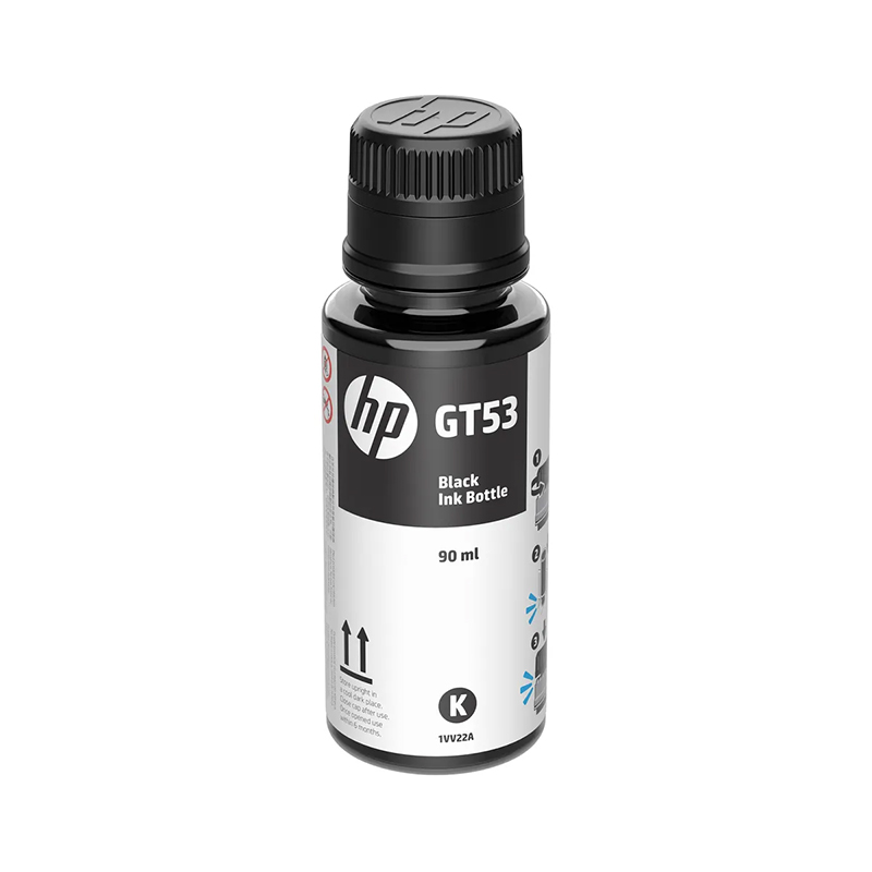 Botella de tinta original Negra HP GT53 (1VV22AL), 90ml.